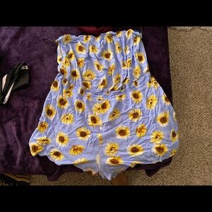 Sunflower romper